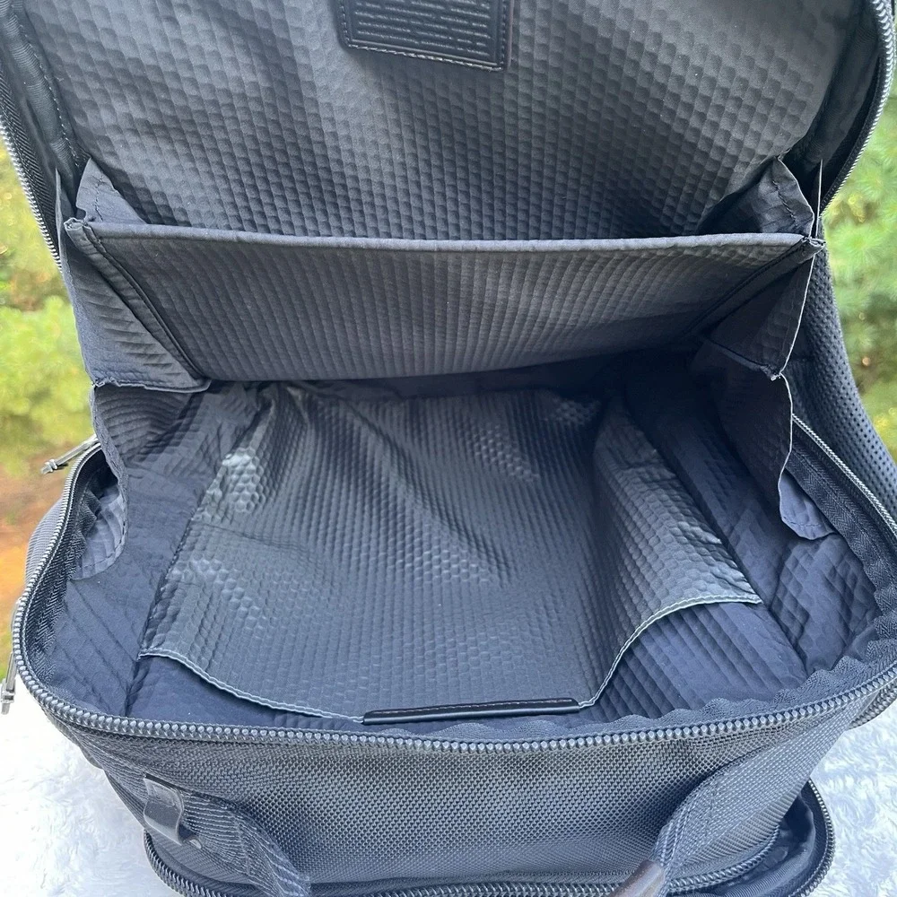 TUMI Alpha Bravo Kingsville Deluxe Backpack Black Ballistic Nylon Legacy Style